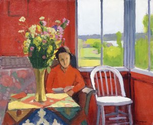 Interior en Hesnes, Noruega de Albert Marquet