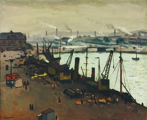 Puerto de Boulogne-sur-Mer de Albert Marquet