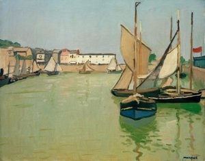 El puerto de Honfleur de Albert Marquet