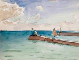 Les Sables d’Olonne, entrada del puerto