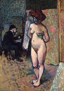 Matisse pintando en el estudio de Manguin de Albert Marquet