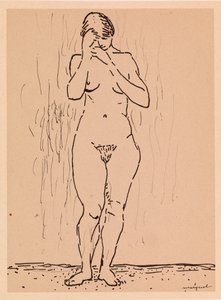 mujer desnuda de pie de Albert Marquet