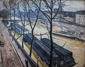 París en invierno. Quai Bourbon