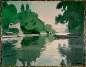 Paisaje en Chenevières de Albert Marquet