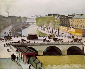 Puente Saint-Michel de Albert Marquet