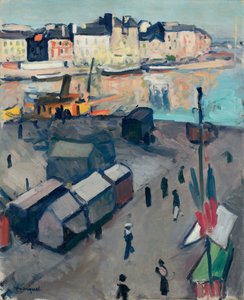Port du Havre, c.1907 (óleo sobre lienzo) de Albert Marquet