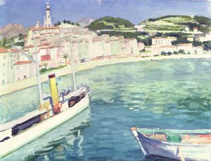 Puerto de Menton de Albert Marquet