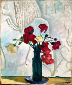 Naturaleza muerta con claveles de Albert Marquet