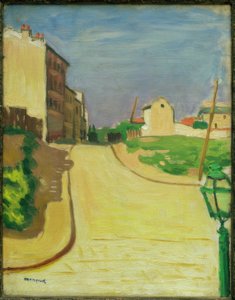 Calle con farola verde de Albert Marquet
