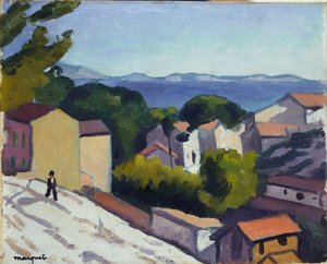 La carretera de Estaque de Albert Marquet