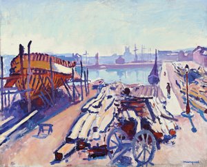 Puerto de Fecamp de Albert Marquet