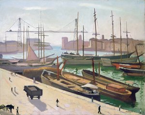 Puerto de Marsella de Albert Marquet