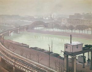 El Sena en Grenelle de Albert Marquet