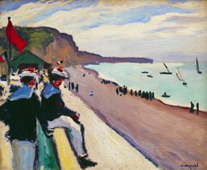 La playa de Fecamp de Albert Marquet