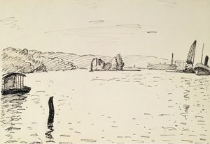 Vista de los alrededores de Ruán de Albert Marquet