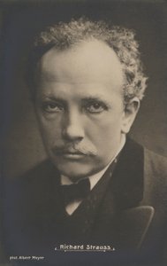 Retrato del compositor musical, Richard Strauss