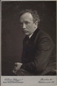 Richard Strauss, compositor alemán, finales del siglo XIX o principios del siglo XX de Albert Meyer