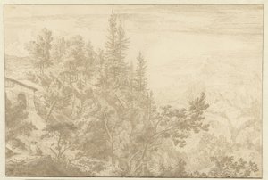 Paisaje de montaña con vistas al puerto de Loibl