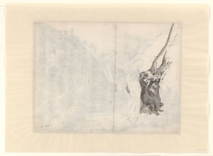 Bosquejo de un árbol de Albert Meyering