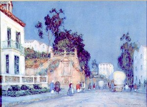 Tarde temprana en una ciudad española de Albert Moulton Foweraker
