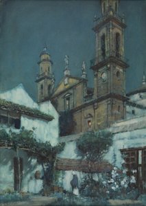 Luz de luna - un jardín en Sevilla