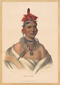 Chon-Ca-Pe de Albert Newsam, after Henry Inman, after Charles Bird King