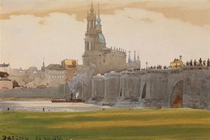 Vista de Dresde, 1898