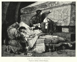 Mort De Clodebert, A Soissons de Albert Pierre René (after) Maignan