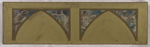 Boceto para el Hôtel de Ville de París: las obras filosóficas de Voltaire. L