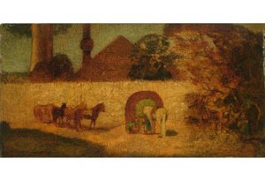 Junto a la tumba del Profeta de Albert Pinkham Ryder