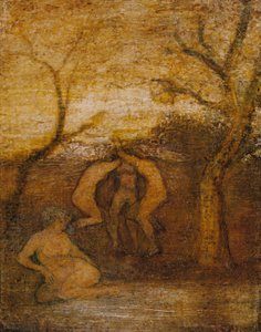 Dríadas bailarinas de Albert Pinkham Ryder