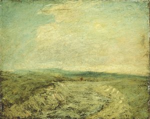 The Essex Canal, c.1896 (óleo sobre lienzo montado sobre tabla) de Albert Pinkham Ryder