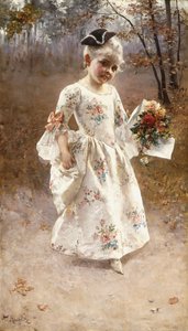 La pequeña florista de Albert Raudnitz