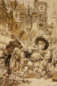 Infancia de Pantagruel de Albert Robida