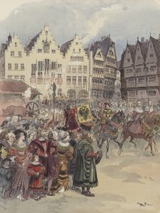 Elección al Imperio (28 de junio de 1519) de Albert Robida