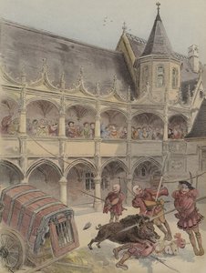 El jabalí de Amboise de Albert Robida