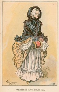 Parisina bajo Luis XV de Albert Robida