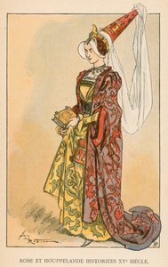 Robe et Houppelande Historiees Siglo XV de Albert Robida