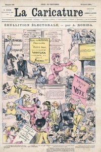 Campaña electoral en ebullición de Albert Robida