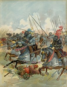 Sexta Guerra Italiana (1521-1526): Batalla de Pavía (Italia), 24 de febrero de Albert Robida