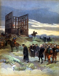 La horca del superintendente Semblancay (1527) de Albert Robida