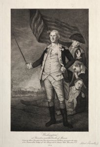 George Washington en Princeton, 1898 de Albert Rosenthal