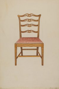 Silla de respaldo de escalera de Albert Ryder