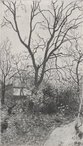 Otoño, de la cartera de la Sociedad Sueca de Grabado de Bellas Artes de Albert Theodor Gellerstedt