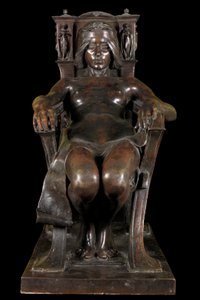 El espíritu de la contemplación (bronce) de Albert Toft