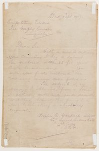 Carta al editor del concurso, 23 de septiembre de 1917 de Albert Warbrick