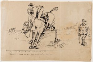 Caricatura de la Primera Guerra Mundial, 22 de septiembre de 1917 de Albert Warbrick