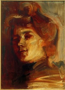 Dama con sombrero de Albert Weisgerber
