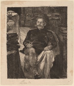 Franz Rose en su estudio