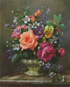 Rosas y pensamientos AB1112 de Albert Williams